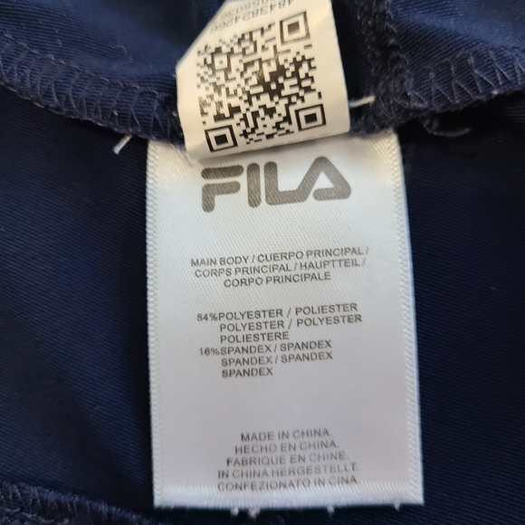 Fila Woman's Sleeveless Tanktop Workout Shirt,  Size: Small  Color: Blue - Picture 7 of 12